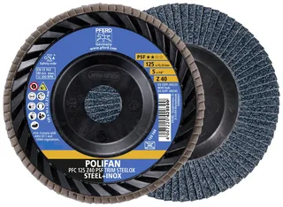 TOOLS 67771124 Fächerschleifscheibe Durchmesser 125 mm Körnung (num)=40 10 St. von PFERD – Produktbild 1 von 3