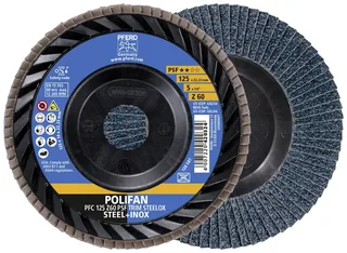 TOOLS 67771126 Fächerschleifscheibe Durchmesser 125 mm Körnung (num)=60 10 St. von PFERD – Produktbild 1 von 3