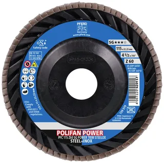 TOOLS 67772116 Fächerschleifscheibe Durchmesser 115 mm Körnung (num)=60 10 St. de PFERD – image du produit 3 sur 3