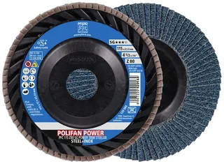 TOOLS 67772118 Fächerschleifscheibe Durchmesser 115 mm Körnung (num)=80 10 St. de PFERD – image du produit 1 sur 3