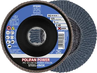 TOOLS 67784126 Fächerschleifscheibe Durchmesser 125 mm 10 St. von PFERD – Produktbild 1 von 3