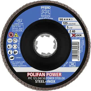 TOOLS 67784126 Fächerschleifscheibe Durchmesser 125 mm 10 St. von PFERD – Produktbild 3 von 3