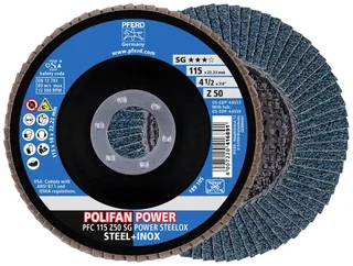 TOOLS 67785116 Fächerschleifscheibe Durchmesser 115 mm Körnung (num)=50 10 St. by PFERD – product image 1 of 3