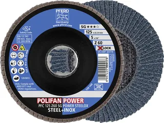 TOOLS 67786126 Fächerschleifscheibe Durchmesser 125 mm 10 St. de PFERD – image du produit 1 sur 3