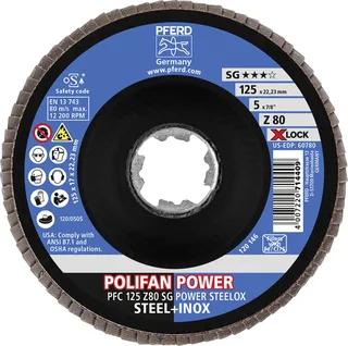 TOOLS 67788127 Fächerschleifscheibe Durchmesser 125 mm 10 St. by PFERD – product image 3 of 3