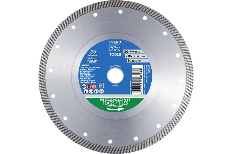 TOOLS 68000030 DG 200 x 2,0 x 25,4 FL SG Diamanttrennscheibe Durchmesser 200 mm Bohrungs-Ø 25.4 mm Fliesen, Kacheln 1 St. by PFERD – product image