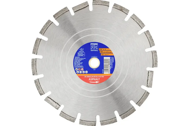TOOLS 68300058 DS 300X2,8X20/25,4 AS PSF Diamanttrennscheibe Durchmesser 300 mm Bohrungs-Ø 25.4 mm Asphalt, Ziegel, Stahlbeton, Stein, Beton 1 St. von PFERD – Produktbild