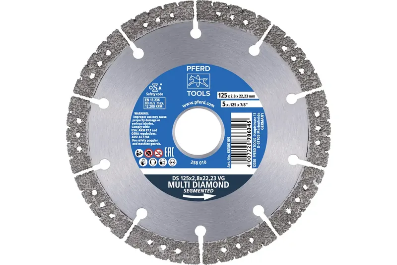 TOOLS 68300110 DS 180x3,1x22,23 VG Diamanttrennscheibe Durchmesser 180 mm Bohrungs-Ø 22.23 mm 1 St. de PFERD – image du produit