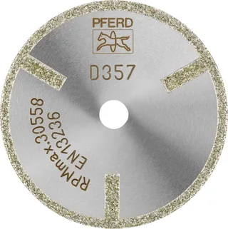 TOOLS 68405063 D1A1R 50-2-6 D 357 GAG Diamanttrennscheibe Durchmesser 50 mm Bohrungs-Ø 6 mm Duroplast, Technische Keramik 1 St. von PFERD – Produktbild 1 von 2
