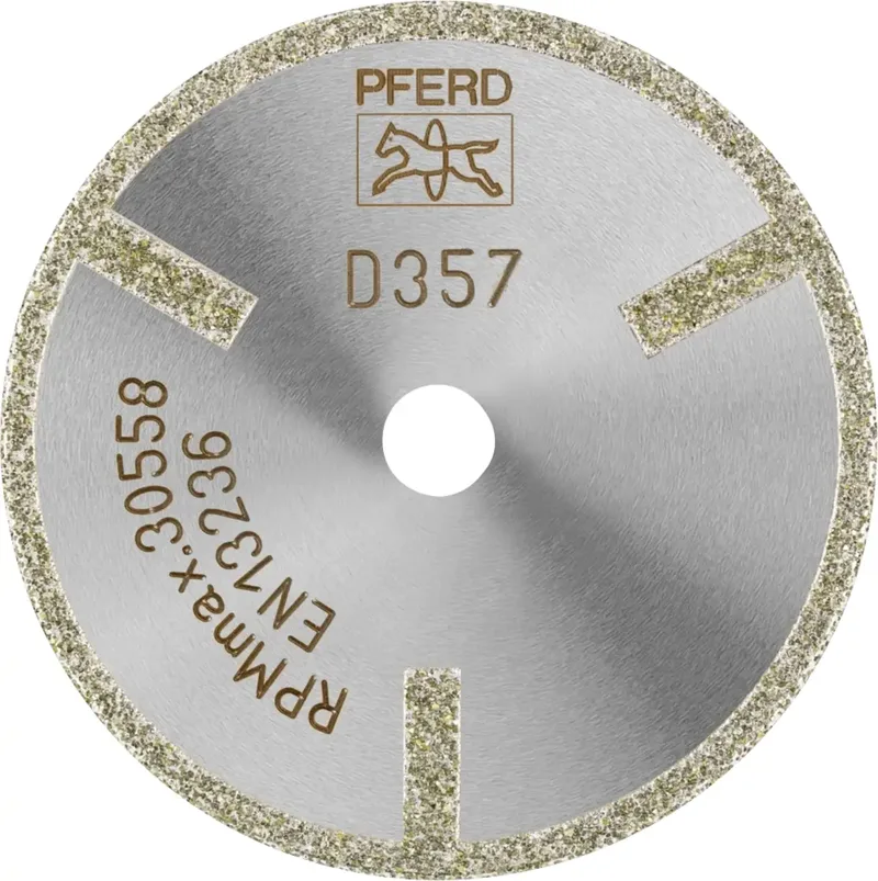 TOOLS 68405063 D1A1R 50-2-6 D 357 GAG Diamanttrennscheibe Durchmesser 50 mm Bohrungs-Ø 6 mm Duroplast, Technische Keramik 1 St. von PFERD – Produktbild 1 von 2