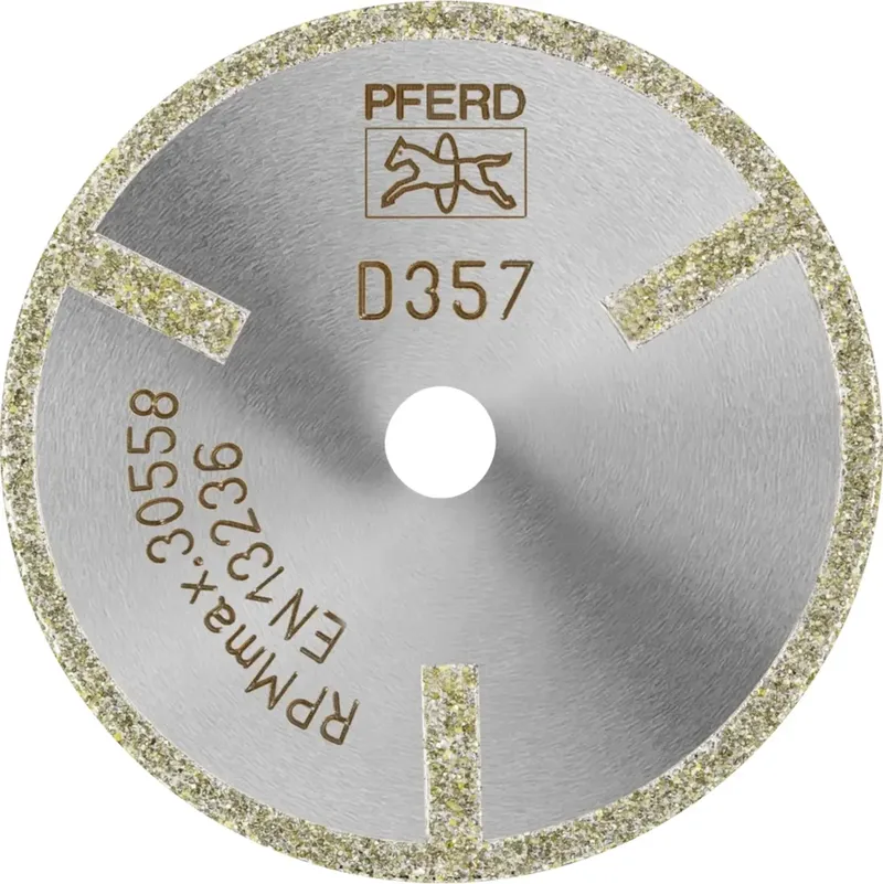 TOOLS 68405163 D1A1R 50-2-10 D 357 GAG Diamanttrennscheibe Durchmesser 50 mm Bohrungs-Ø 10 mm Duroplast, Technische Keramik 1 St. de PFERD – image du produit 1 sur 2