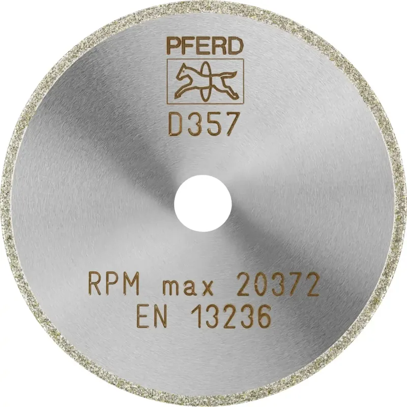 TOOLS 68407503 D1A1R 75-2-10 D 357 GAD Diamanttrennscheibe Durchmesser 75 mm Bohrungs-Ø 10 mm Duroplast, Technische Keramik 1 St. von PFERD – Produktbild