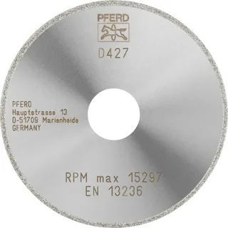 TOOLS 68410237 D1A1R 100-2-22,23 D 427 GAD Diamanttrennscheibe Durchmesser 100 mm Bohrungs-Ø 22.23 mm Duroplast, Technische Keramik 1 St. von PFERD – Produktbild 1 von 2