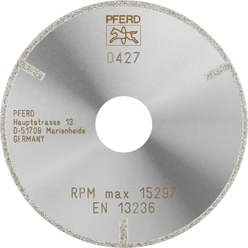 TOOLS 68410238 D1A1R 100-2-22,23 D 427 GAG Diamanttrennscheibe Durchmesser 100 mm Bohrungs-Ø 22.23 mm Duroplast, Technische Keramik 1 St. by PFERD – product image 1 of 2