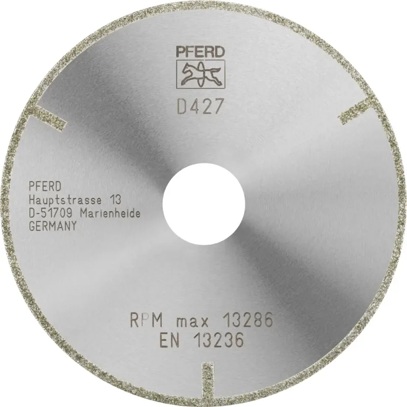 TOOLS 68411238 D1A1R 115-2-22,23 D 427 GAG Diamanttrennscheibe Durchmesser 115 mm Bohrungs-Ø 22.23 mm Duroplast, Technische Keramik 1 St. de PFERD – image du produit 1 sur 2