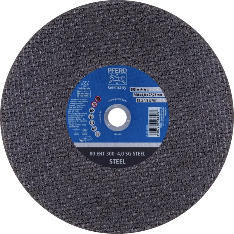 TOOLS 80 EHT 300-4,0 SG STEEL/22,23 61329322 Trennscheibe gerade 300 mm 20 St. Gusseisen, Stahl by PFERD – product image 1 of 2