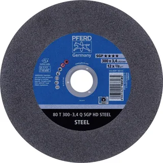 TOOLS 80 T 300-3,4 Q SGP HD STEEL/25,4 66323025 Trennscheibe gerade 300 mm 20 St. Vergütungsstahl, Stahl de PFERD – image du produit 1 sur 2