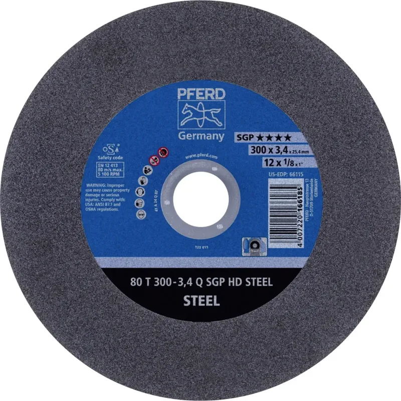 TOOLS 80 T 300-3,4 Q SGP HD STEEL/25,4 66323025 Trennscheibe gerade 300 mm 20 St. Vergütungsstahl, Stahl de PFERD – image du produit 1 sur 2