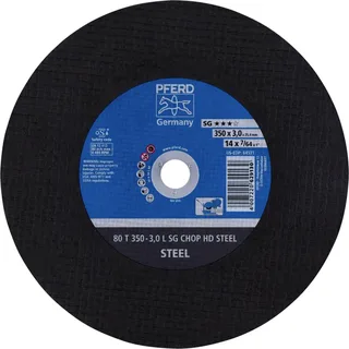 TOOLS 80 T 350-3,0 L SG CHOP HD STEEL/25,4 66323580 Trennscheibe gerade 350 mm 10 St. Vergütungsstahl, Stahl de PFERD – image du produit 1 sur 2