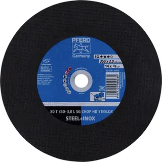 TOOLS 80 T 350-3,0 L SG CHOP HD STEELOX/25,4 66323582 Trennscheibe gerade 350 mm 10 St. Edelstahl, Vergütungsstahl, Stahl de PFERD – image du produit 1 sur 2