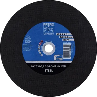 TOOLS 80 T 350-3,8 O SG CHOP HD STEEL/25,4 66323513 Trennscheibe gerade 350 mm 10 St. Vergütungsstahl, Stahl de PFERD – image du produit 1 sur 2