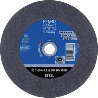 TOOLS 80 T 400-4,2 Q SGP HD STEEL/40,0 66324040 Trennscheibe gerade 400 mm 10 St. Vergütungsstahl, Stahl von PFERD – Produktbild 1 von 2