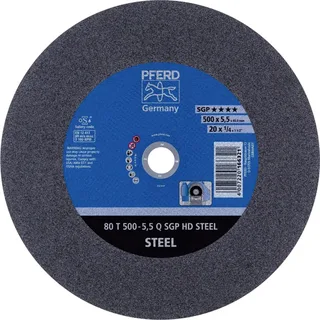 TOOLS 80 T 500-5,5 Q SGP HD STEEL/40,0 66325040 Trennscheibe gerade 500 mm 5 St. Vergütungsstahl, Stahl von PFERD – Produktbild 1 von 2