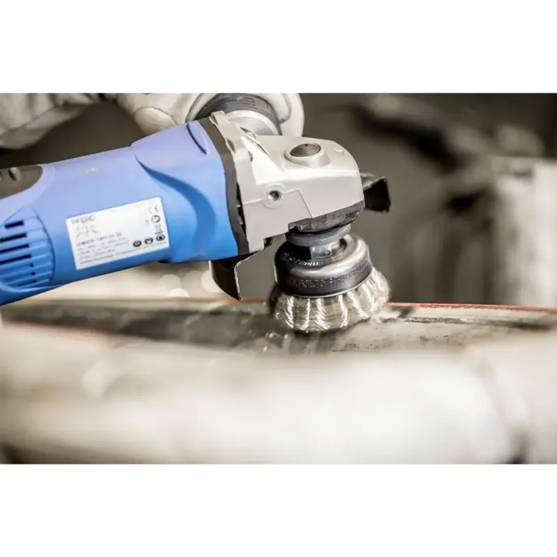 Topfbürste gezopft TBG Ø 65 mm M14 Edelstahl-Draht-Ø 0,50mm Winkelschleifer de PFERD – image du produit 2 sur 2