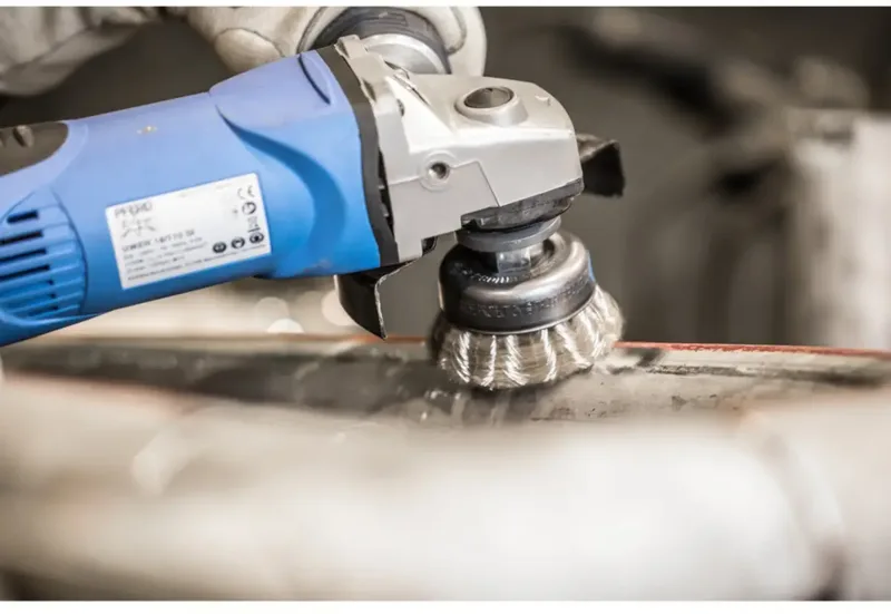 Topfbürste gezopft TBG Ø 80mm M14 Edelstahl-Draht-Ø 0,35 mm Winkelschleifer (1) de PFERD – image du produit 2 sur 3