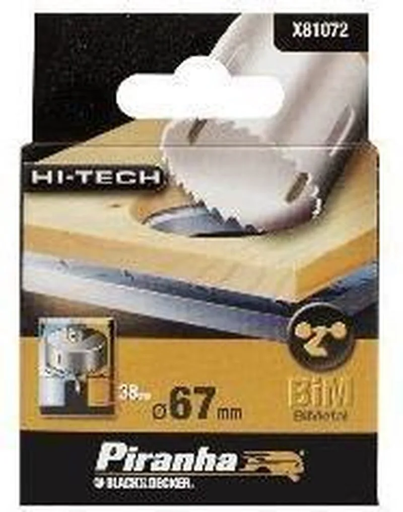 Gatenzaag High-Tech 67mm, bi-metaal, 48 diep X81072 by Piranha – product image