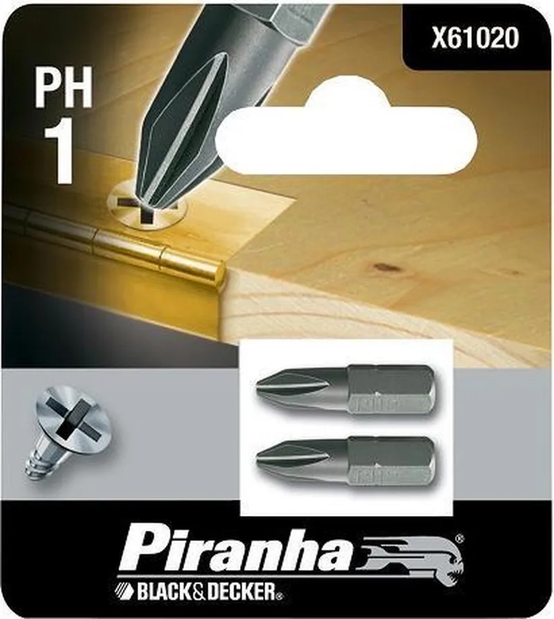 schroefbit ph1 X61020 (2 stuks) 25mm by Piranha – product image