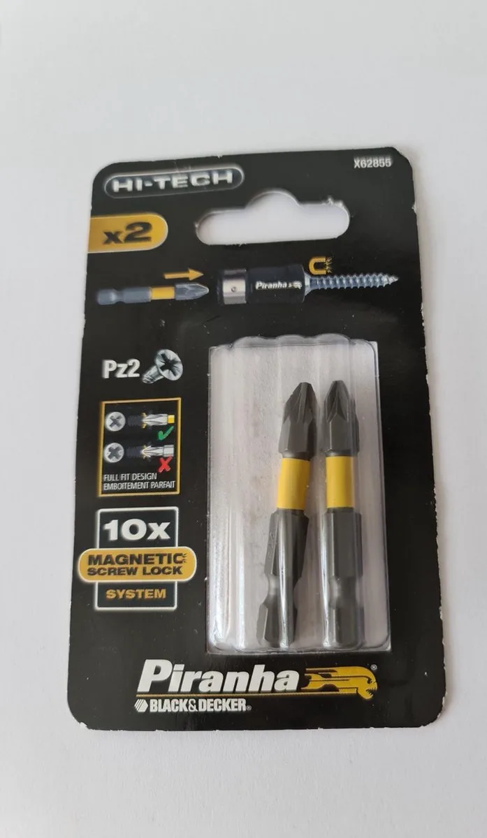Screwlock schroefbits Pz2 50mm x2 by Piranha – product image