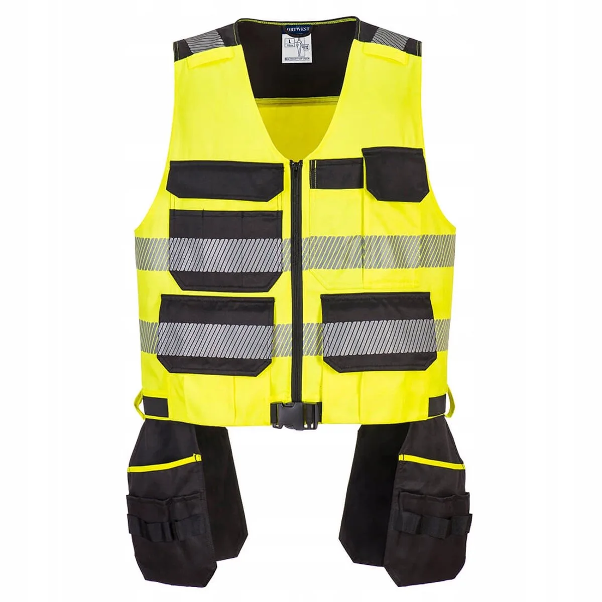 PW308 Werkvest - Hoge Zichtbaarheid van Portwest, Geel, L – productafbeelding