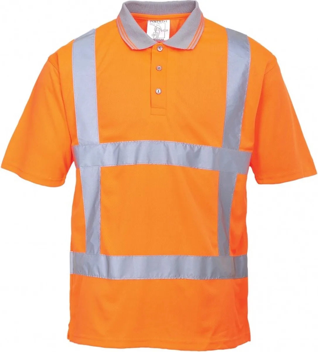 RWS polo Portwest R422 Portwest van Portwest, Oranje, S – productafbeelding