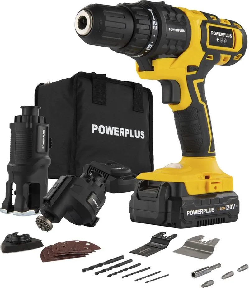 Elektrischer Schraubendreher 20v 25 Stücke von Powerplus – Produktbild
