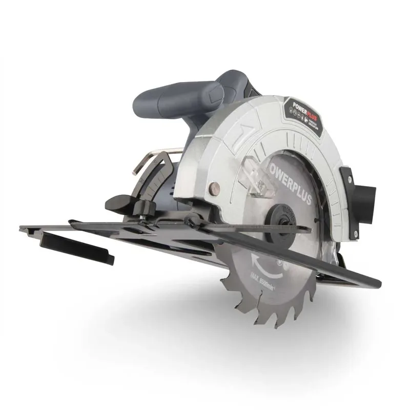 accu cirkelzaag POWEB2520 - 18V gereedschap, Ø165mm - zonder accu en lader - met 1 acc. van Powerplus – productafbeelding 2 van 6