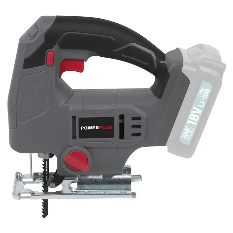 accu decoupeerzaag POWEB2530 - 18V zaagmachine - 2500min-1 - zonder accu en lader - gereedschap met 1 acc. van Powerplus – productafbeelding 5 van 6