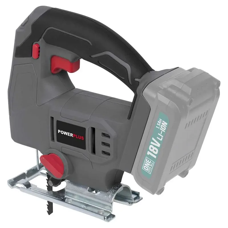 accu decoupeerzaag POWEB2530 - 18V zaagmachine - 2500min-1 - zonder accu en lader - gereedschap met 1 acc. van Powerplus – productafbeelding 3 van 6