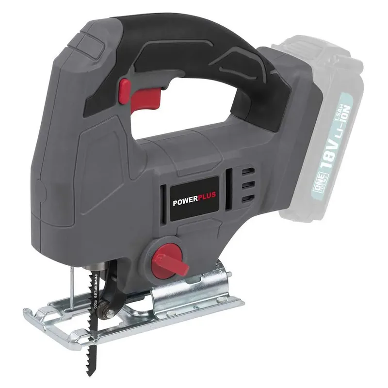 accu decoupeerzaag POWEB2530 - 18V zaagmachine - 2500min-1 - zonder accu en lader - gereedschap met 1 acc. van Powerplus – productafbeelding 4 van 6