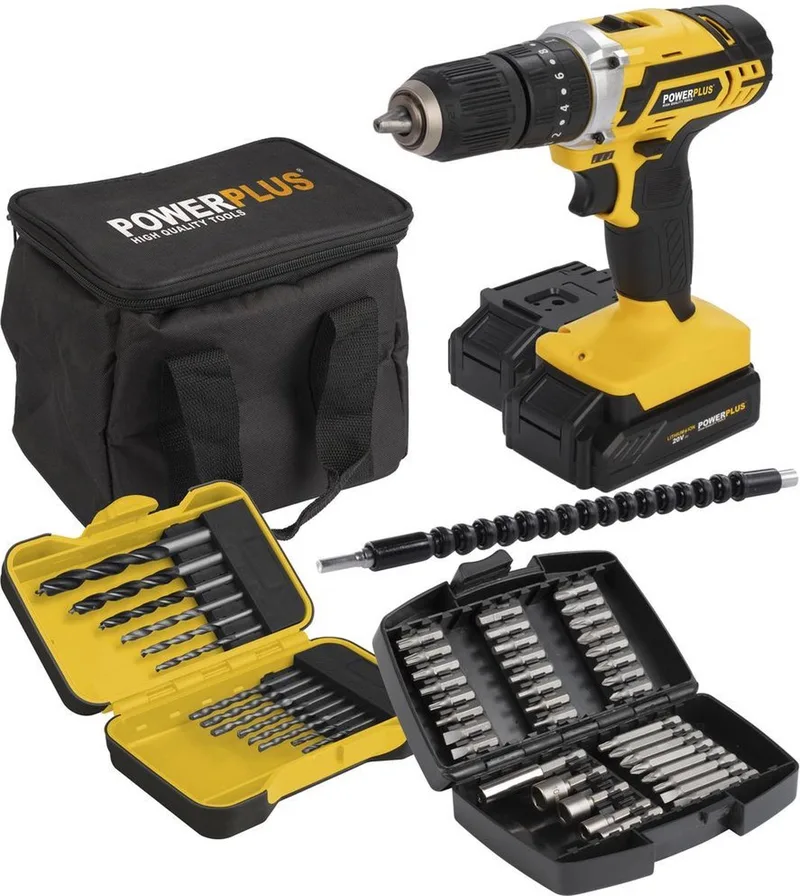 Tournevis électrique 40nm 53 Pièces de Powerplus – image du produit