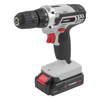 Accuboormachine POWC1051 - Schroefboormachine op Batterij van 12 V voor Hout en Metaal - incl. Batterij, Lader en Koffer fra Powerplus – produktbillede 2 af 6