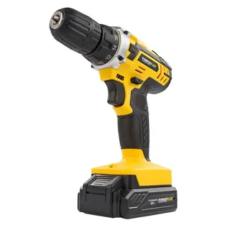 Accuboormachine POWX00501 - Schroefboormachine op Batterij van 20 V voor Hout en Metaal - incl. Batterij, Lader en Bits van Powerplus – productafbeelding 2 van 5
