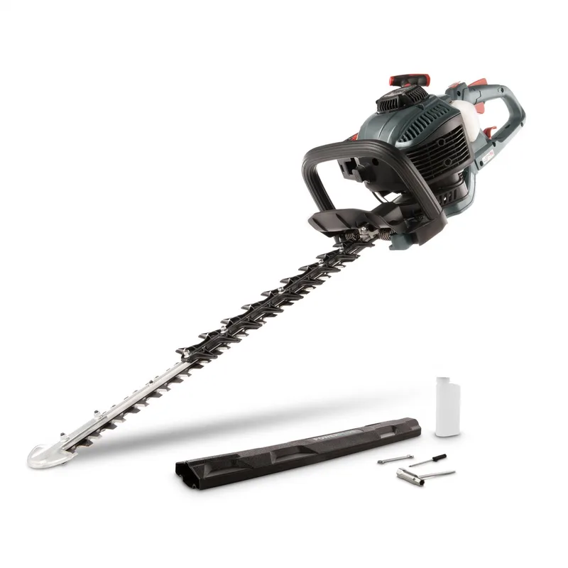 Benzine Heggenschaar POWPG30110 - Benzine haagschaar van 22.2 cc, mes van 610 mm en afstand van 27.5 mm, tuingereedschap voor het knippen van struiken, heggen en planten by Powerplus – product image 1 of 2