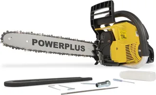 Benzine Kettingzaag POWXG10211 - Benzine snoeizaag van 37.2 cc, 40 cm zaagblad en brandstoftank van 0.3 L, tuingereedschap by Powerplus – product image 1 of 6