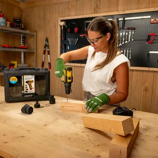 Compacte 4-in-1 multifunctionele schroevendraaier 12V POWXBOX001 – incl. batterij 12V en 2.0Ah lader van Powerplus – productafbeelding 6 van 6