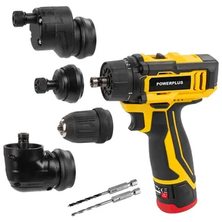 Compacte 4-in-1 multifunctionele schroevendraaier 12V POWXBOX001 – incl. batterij 12V en 2.0Ah lader van Powerplus – productafbeelding 2 van 6
