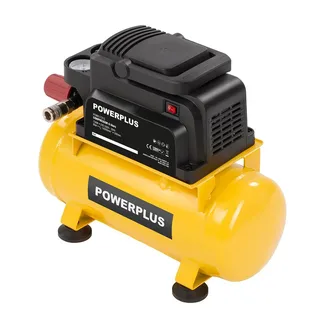 Compressor POWX17215 - Compressor zonder olie 750W 6L by Powerplus, Yellow – product image 3 of 3