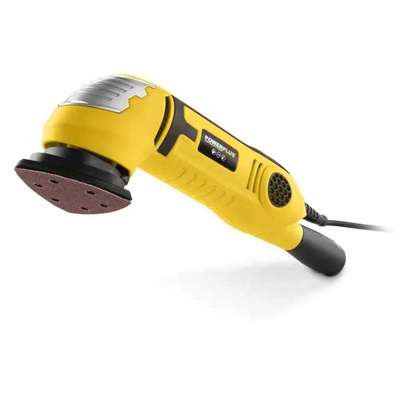 delta schuurmachine POWX0490 - 300 W driehoekschuurmachine - met 3 driehoekige schuurbladen, stofzuigeraansluiting van Powerplus – productafbeelding 3 van 6