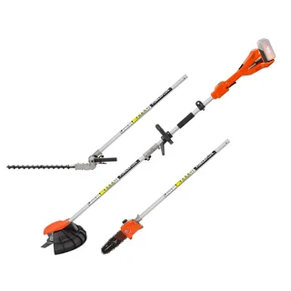 Dual Power 4-in-1 Tuin Multitool op batterijen POWDPG75530 - 40 V tuingereedschap, heggenschaar, trimmer, kettingzaag en bosmaaier op accu, zonder accu en lader van Powerplus – productafbeelding 2 van 2