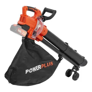 Dual Power Accu-bladblazer POWDPG75270 - Bladblazer op batterij van 40 V, 3-in-1: versnipperen, blazen en zuigen, maximale luchtsnelheid van 210 km/h, met 45 L opvangzak, zonder accu en lader by Powerplus – product image 4 of 6